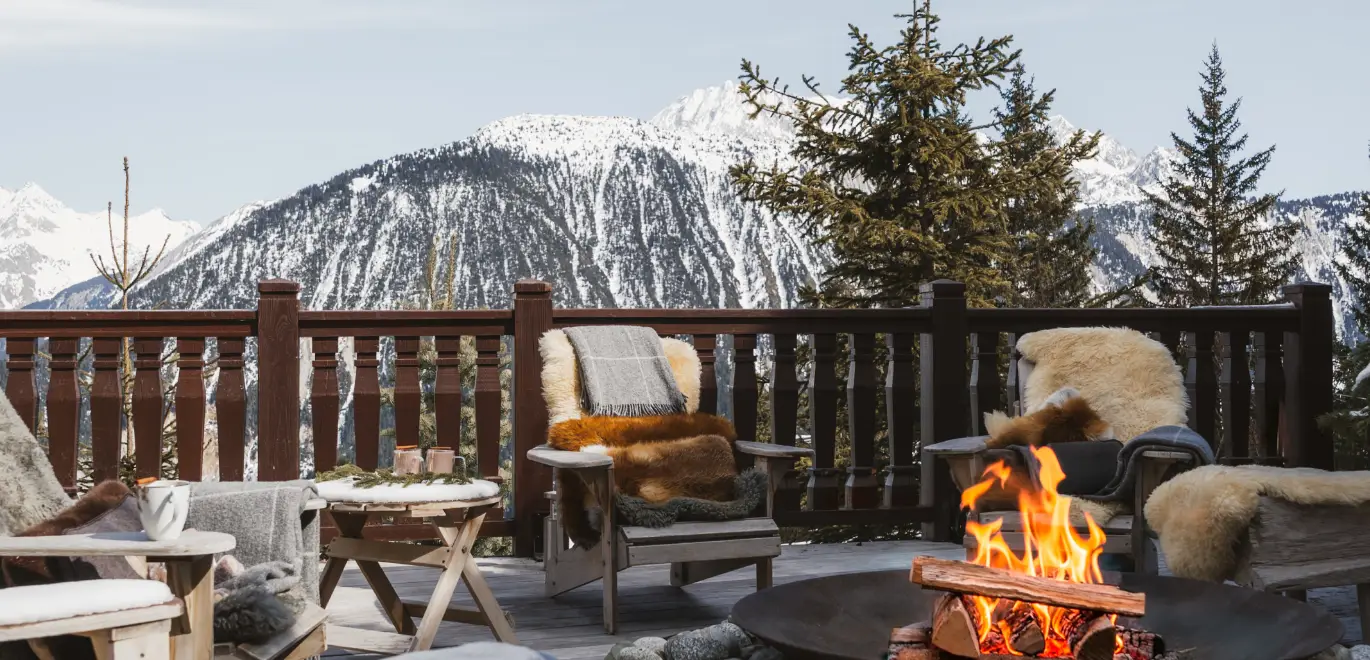Terrasse du chalet