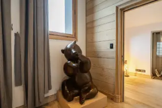 Ours en bronze de Michel Bassompierre